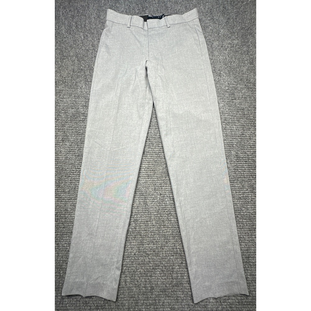 ASOS DESIGN Dress Pants Mens 29x29 Gray Slim Fit Flat Front